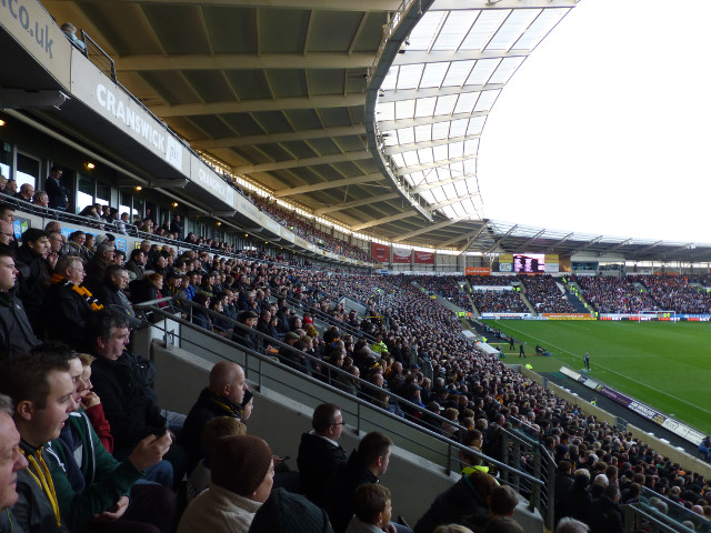 The West Stand During the Match